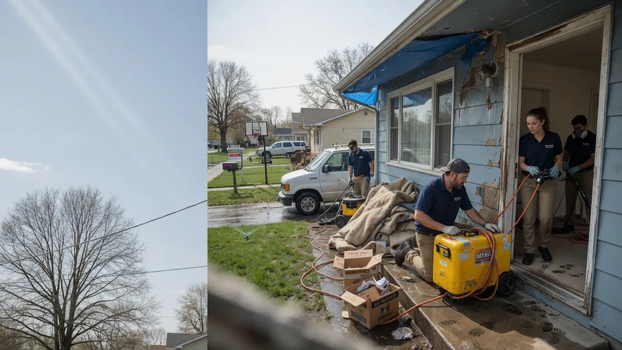 Basement Flood Cleanup in Valley View, TX near me